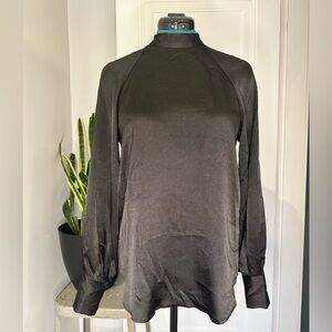 Equipment Femme Nash Top in True Black small NWT